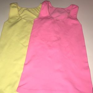 Two fitted tank tops bundle